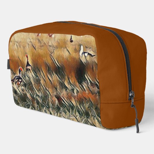 Geese en Duck Roam Art Toilettasje (Rechterhoek)