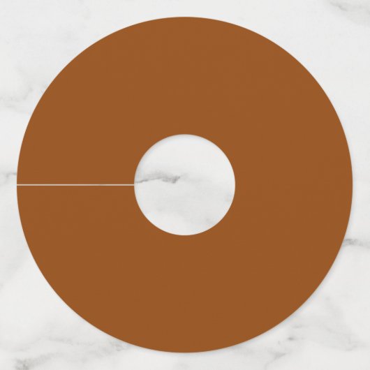 Geese en Duck Roam Art Wijnglaslabel (Achterkant)