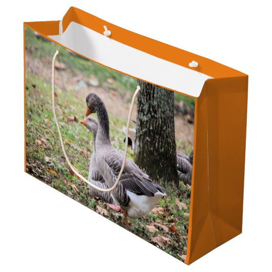 Geese Groot Cadeauzakje (Voorkant Gekanteld)