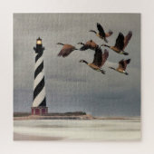 GEESE IN CAPE HATTERAS LIGHTHOUSE LEGPUZZEL (Verticaal)
