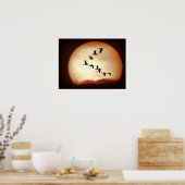 GEESE in DE VLUCHT Poster (Keuken)