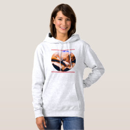 Geese in roze hoodie