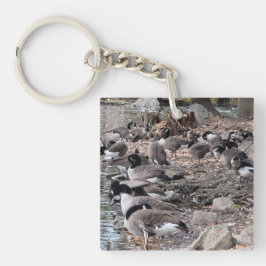 Geese in the Park Key Chain Sleutelhanger