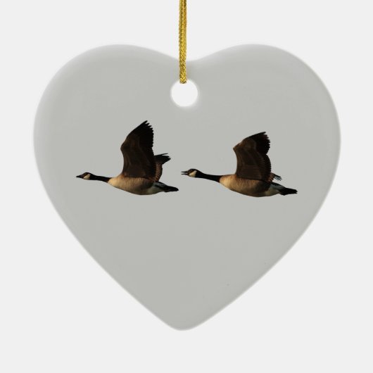 Geese Love Ornament (Achterkant)