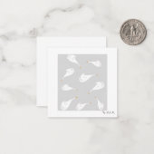 Geese notitiekaarten notitiekaartje (Voorkant / Achterkant in situ)