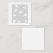 Geese notitiekaarten notitiekaartje (Voorkant / Achterkant)