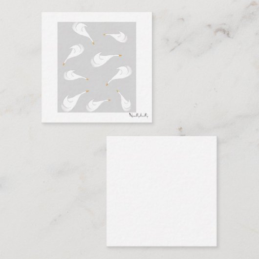 Geese notitiekaarten notitiekaartje (Voorkant / Achterkant)