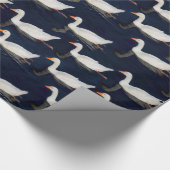 Geese Patroon Cadeaupapier (Hoek)