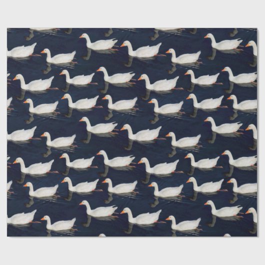 Geese Patroon Cadeaupapier (Vlak)