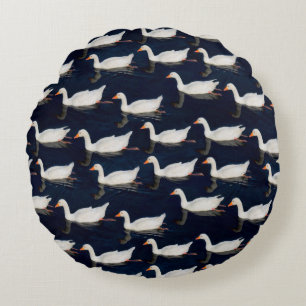 Geese Patroon Rond Kussen