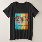 geese plus size T-Shirt (Design voorkant)