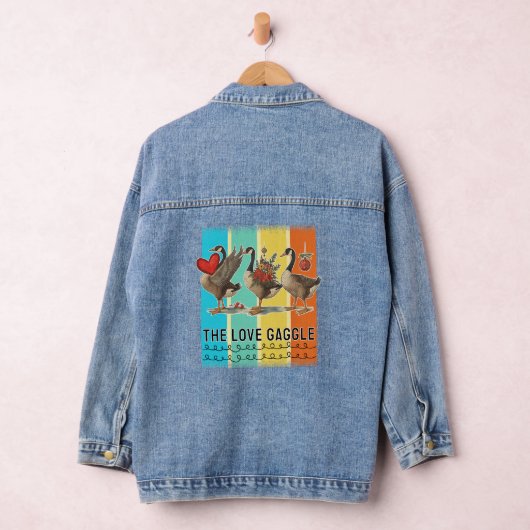 geese plus size T-Shirt Denim Jacket (Hangar)