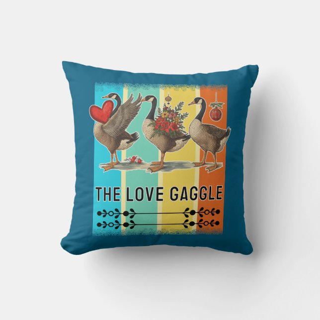 geese plus size T-Shirt Kussen (Voorkant)