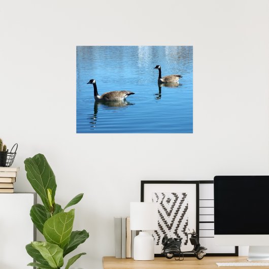 Geese Poster (Thuiskantoor)