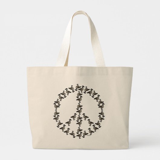 Geese symbool grote tote bag (Achterkant)