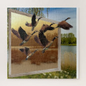 GEESE UIT HET AFBEELDING LEGPUZZEL (Verticaal)
