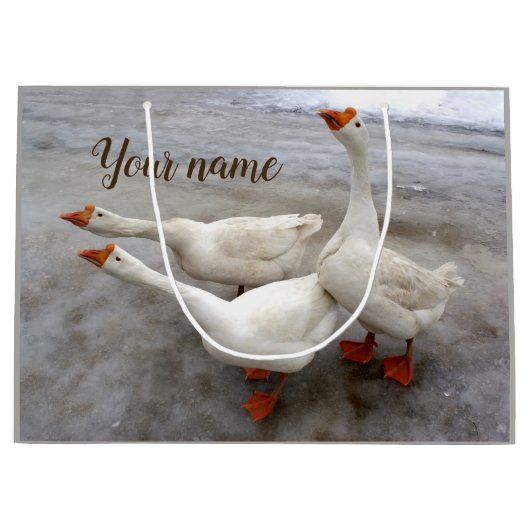 Geese wit groot cadeauzakje (Voorkant)