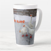 Geese wit latte mok (Rechterhoek)