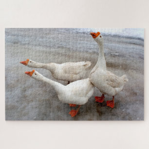 Geese wit legpuzzel