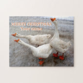 Geese wit   legpuzzel (Horizontaal)