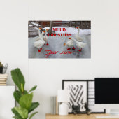 Geese wit poster (Thuiskantoor)
