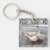 Geese wit sleutelhanger (voorkant)