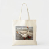 Geese wit tote bag (Voorkant)