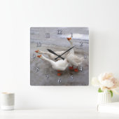Geese wit vierkante klok (Huis)