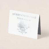 Geese witte folie folie kaarten (Voorkant)