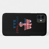 Geest adelaar USA vlag Case-Mate iPhone Case (Achterkant (horizontaal))