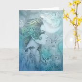 Geest Artemis 2 Diana Goddess Fantasy Art Kaart (Gele Bloem)