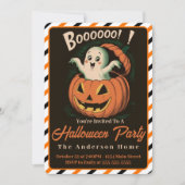 geest barst uit pompoen Halloween Kaart (Voorkant)