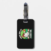 Geest Baseballspeler Halloween Bagagelabel (Achterkant verticaal)