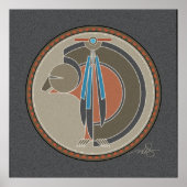 Geest Beer grijs achtergrondPoster Poster (Voorkant)