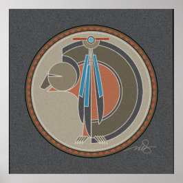 Geest Beer grijs achtergrondPoster Poster