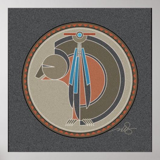 Geest Beer grijs achtergrondPoster Poster (Voorkant)