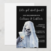 Geest Blad Kleding & Cocktails Halloween Kaart (Voorkant / Achterkant)