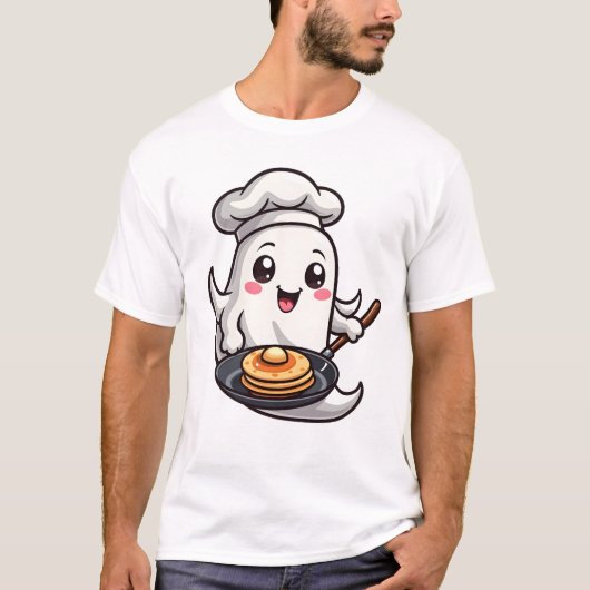 Geest Chef � Grappige Halloween Kook T-shirt (Voorkant)