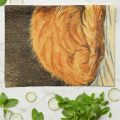 Geest de kaneelkleurige kat theedoek (Gevouwen)