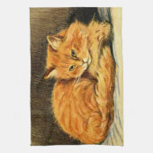 Geest de kaneelkleurige kat theedoek (Verticaal)