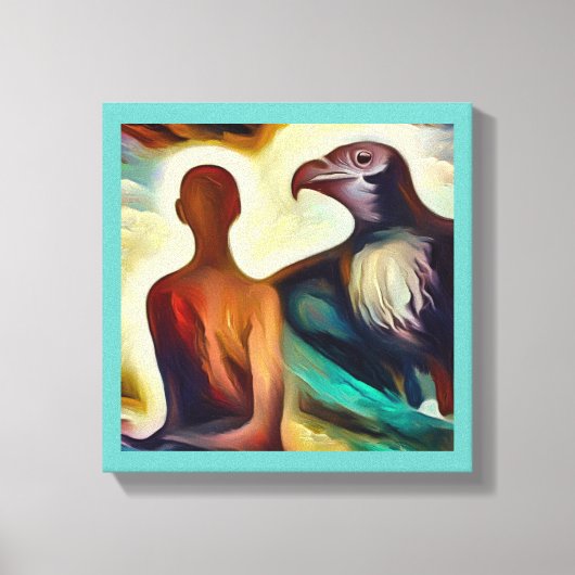 Geest Dier Gier 2 Canvas Afdruk (Voorkant)