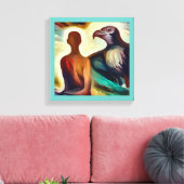Geest Dier Gier 2 Canvas Afdruk (Insitu (Woonkamer))