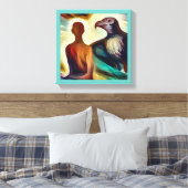 Geest Dier Gier 2 Canvas Afdruk (Insitu (Slaapkamer))