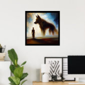 Geest Dier Hond 1 Poster (Thuiskantoor)