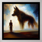 Geest Dier Hond 1 Poster (Voorkant)