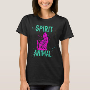 Geest Dier Kat Hemels Comfort Zoet Roze Anim T-shirt