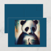 Geest Dier Panda 1 Briefkaart (Voorkant / Achterkant)