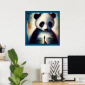 Geest Dier Panda 1 Poster (Thuiskantoor)