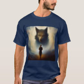 Geest Dier Wolf 2 T-shirt (Voorkant)
