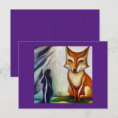 Geest Dierenvos 2 Briefkaart (Voorkant / Achterkant)